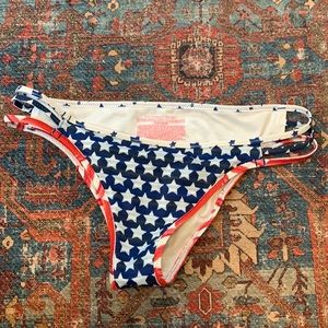 Victoria’s Secret American Flag Swimsuit Bottoms